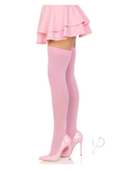 Leg Avenue Nylon Over The Knee - Pink - One Size