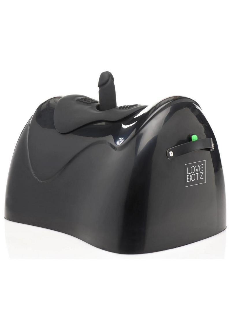 remote controlled sex machine with multiple attachments