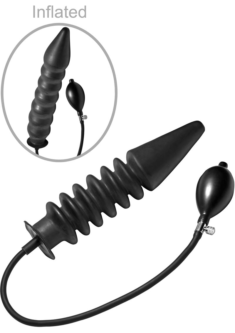 Master Series Accordion Inflatable XL Anal Plug Primal Pleasure Master Series Accordion Inflatable XL Anal Plug Primal Pleasure