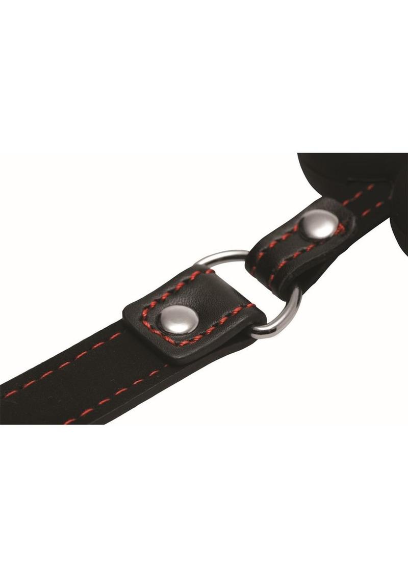 BDSM roleplay adjustable dog bone gag