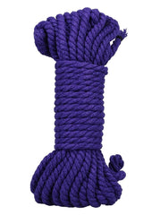 Merci Bind and Tie 6mm Hemp Bondage Rope - Purple - 30ft
