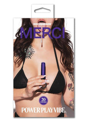 Merci Power Play Rechargeable with Silicone Grip Ring - Vanilla