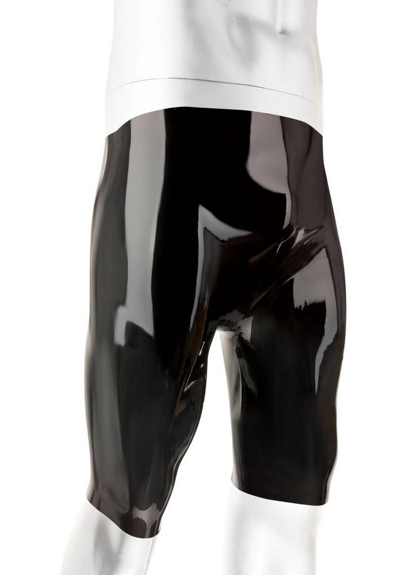 Prowler Red Latex Shorts - Black - Medium