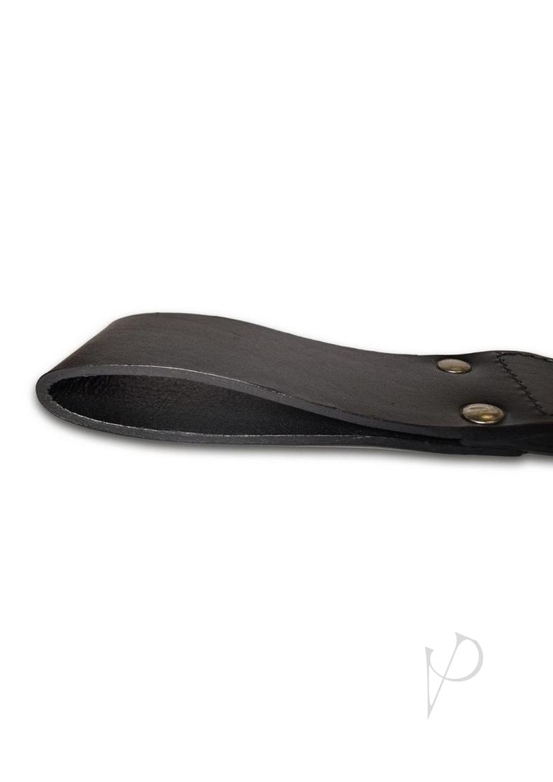 Prowler Red Leather Paddle - Black - Small