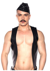 Prowler Red Waistcoat Stripe - Black/Gray/Grey - Large