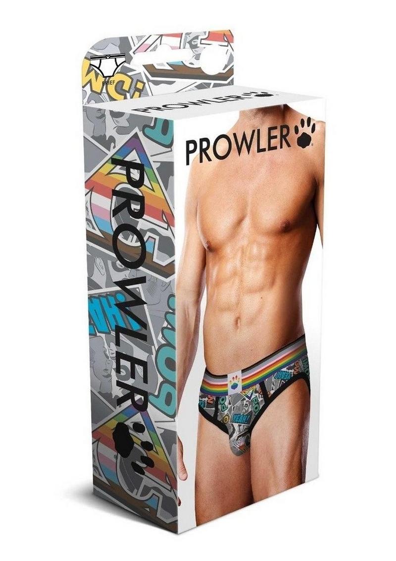 Prowler Comic Book Brief - Gray/Multicolor - XSmall