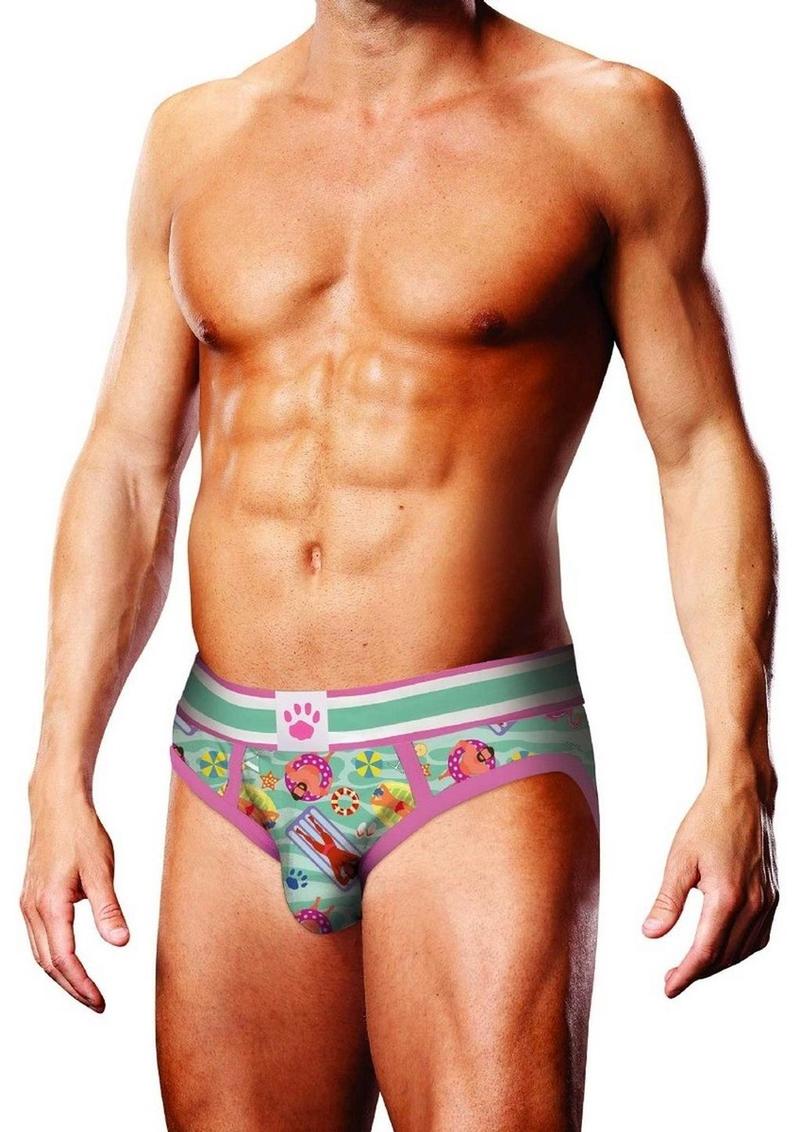 Prowler Swimming Brief - Blue/Multicolor - Large