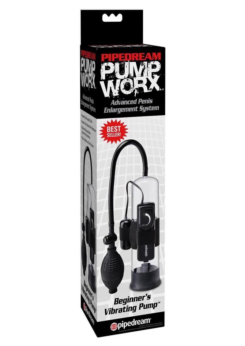 Beginner vibrating penis pump for size growth and stronger erections
