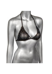 Radiance Triangle Bikini Top - Black - Plus Size/Queen
