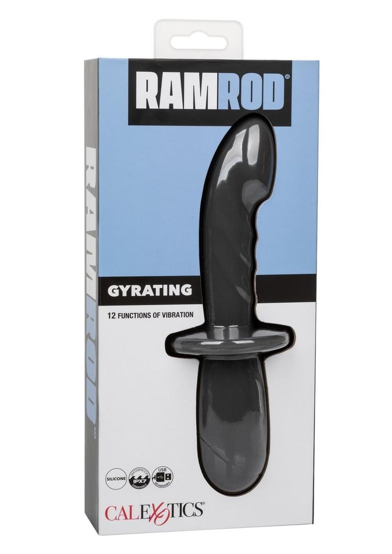 Ramrod Gyrating Rechargeable Silicone Anal Probe - Gray/Grey