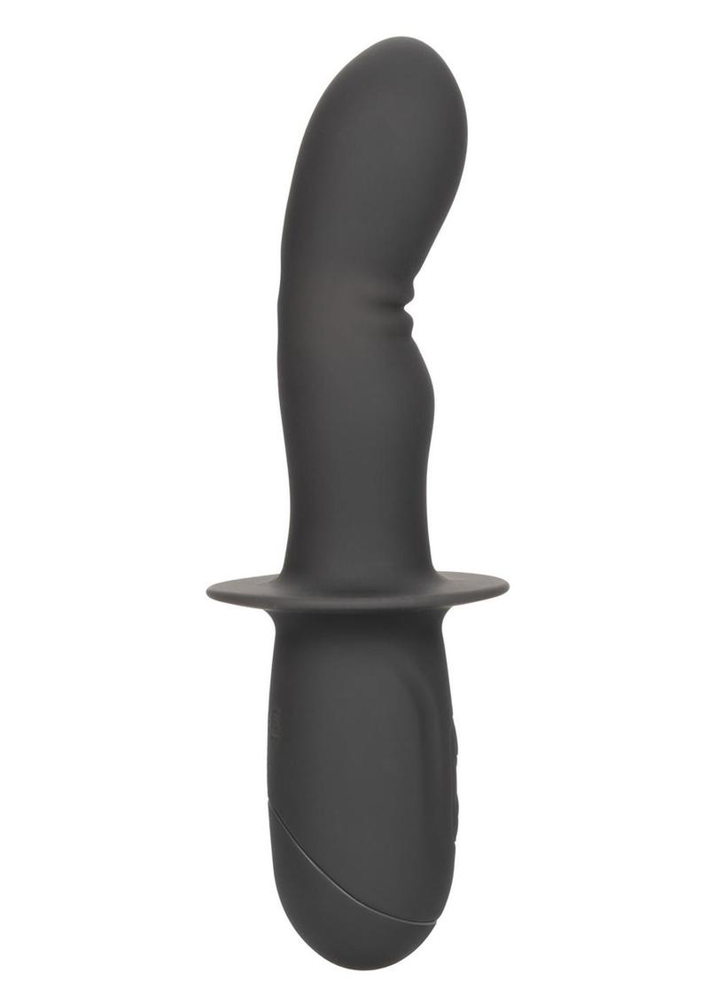 Ramrod Rocking Rechargeable Silicone Anal Probe - Gray/Grey