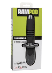Ramrod Thrusting Rechargeable Silicone Anal Probe - Gray/Grey