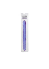 Reflective Gel Veined Double Dildo