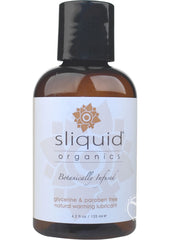 Sliquid Organics Sensation Botanically Infused Naturally Warming Lubricant - 4.2oz