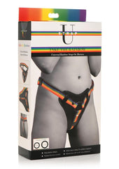 Strap U Take The Rainbow Universal Harness - Multicolor/Rainbow