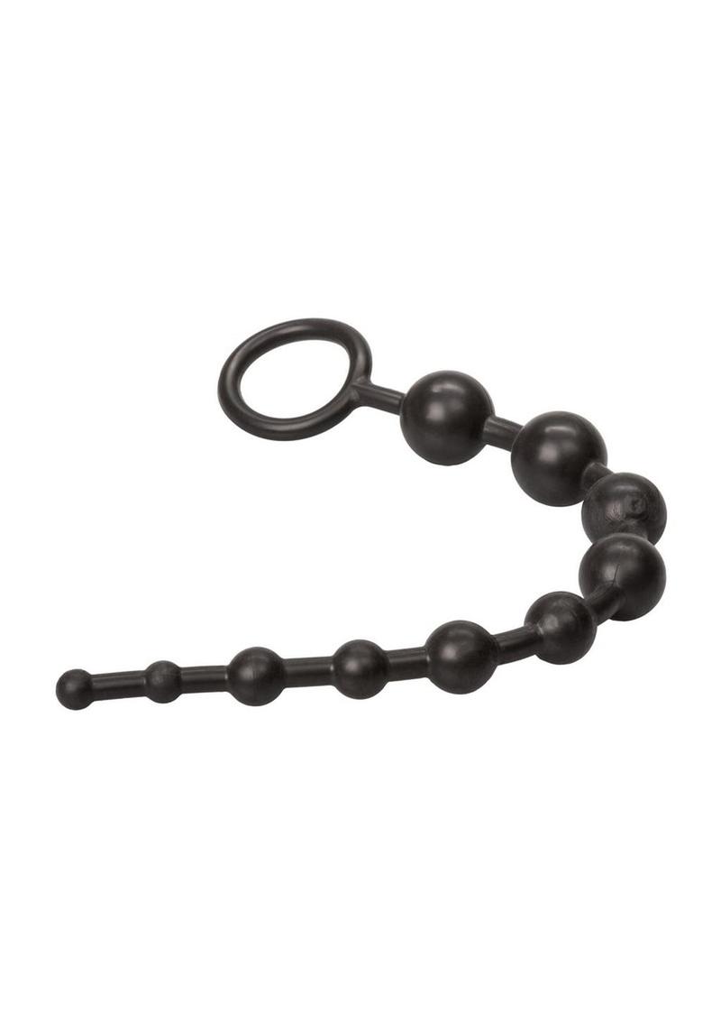 Smooth anal beads for comfortable insertion