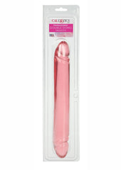 Translucence Smooth Double Dildo - Pink - 12in