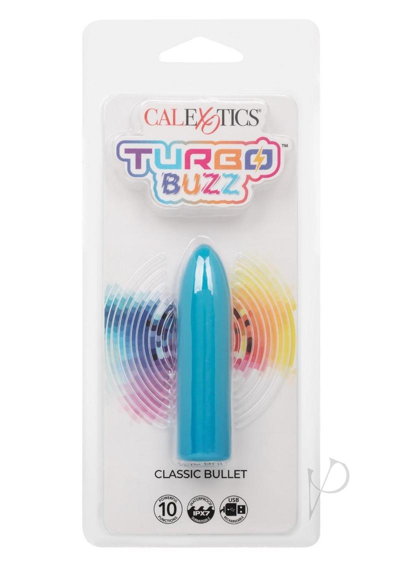 Turbo Buzz Classic Rechargeable Bullet - Blue