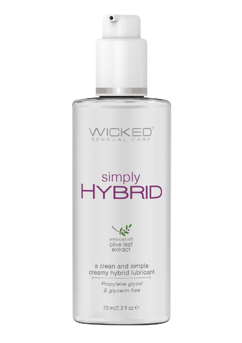 Wicked Simply Hybrid Lubricant with Olive Leaf Extract - 2.3oz
