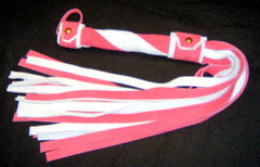 Two Tone Wide Lash Suede Flogger