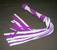 Two Tone Wide Lash Suede Flogger