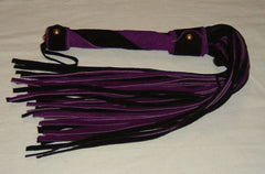 Two Tone 50 Lash Suede Flogger