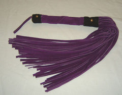 50 Lash Leather or Suede Flogger