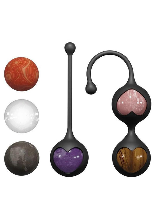 Adrien Lastic Harmony Stones Kegel and Chakra - Multicolor - Set