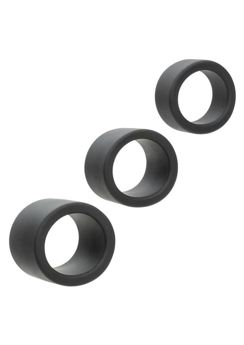 Alpha liquid silicone 3 ring stamina set