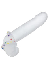 Soft liquid silicone Crazy 8 ring for men wanting boosted endurance