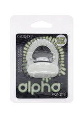 Alpha Liquid Silicone Snug Tugger - Glow In The Dark/White