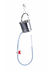 Professional stainless steel enema bucket mate set