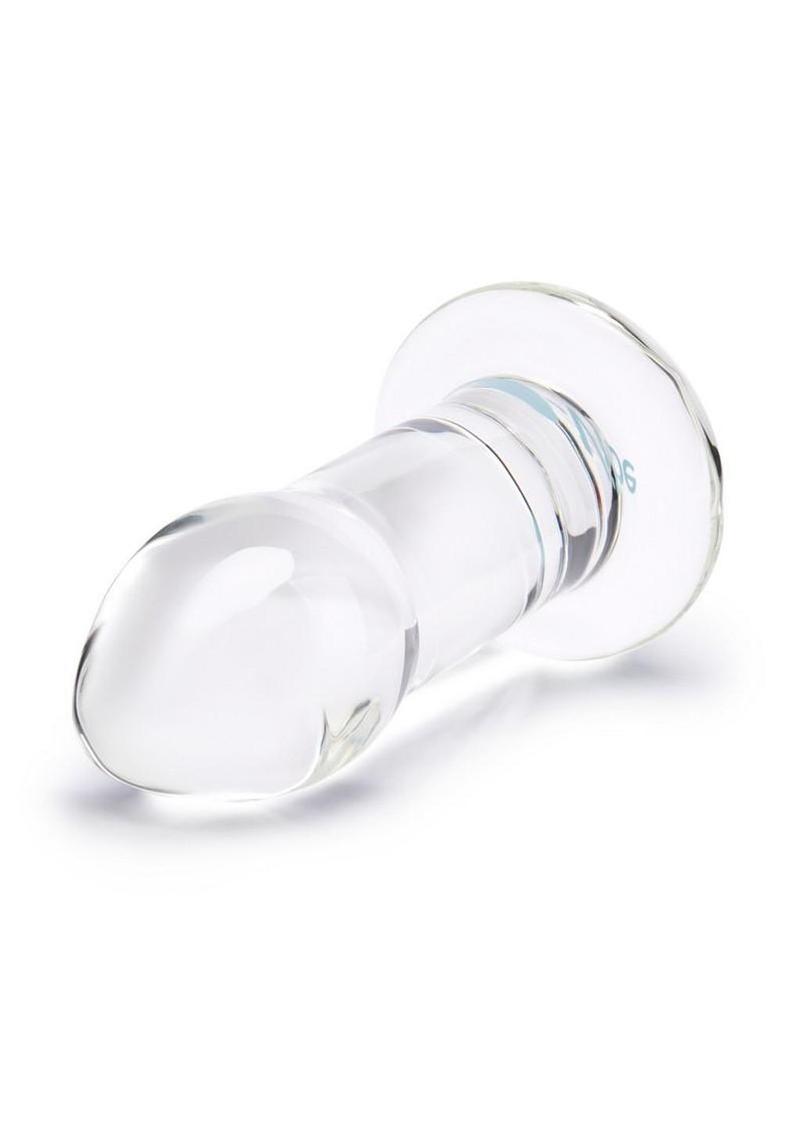 Smooth body safe glass anal toy for advanced users