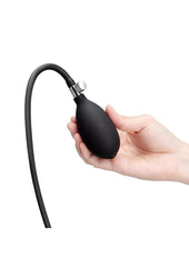 inflatable beaded silicone anal plug