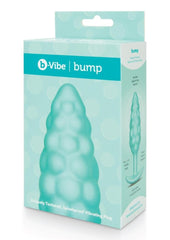 B-Vibe Bump Textured Rechargeable Silicone Anal Plug - Green/Mint Green