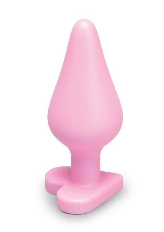 B-Vibe Butties B-Mine Silicone Anal Plug - Pink