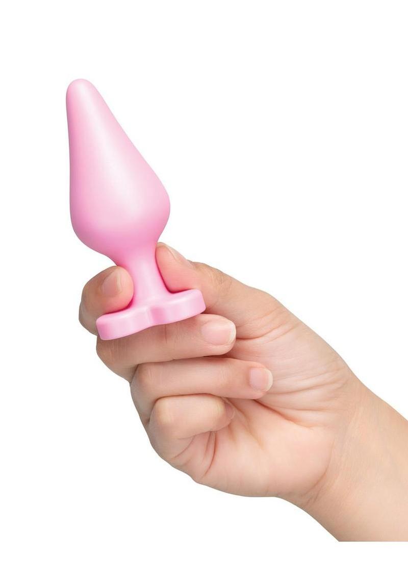 waterproof silicone anal plug with flared safety base