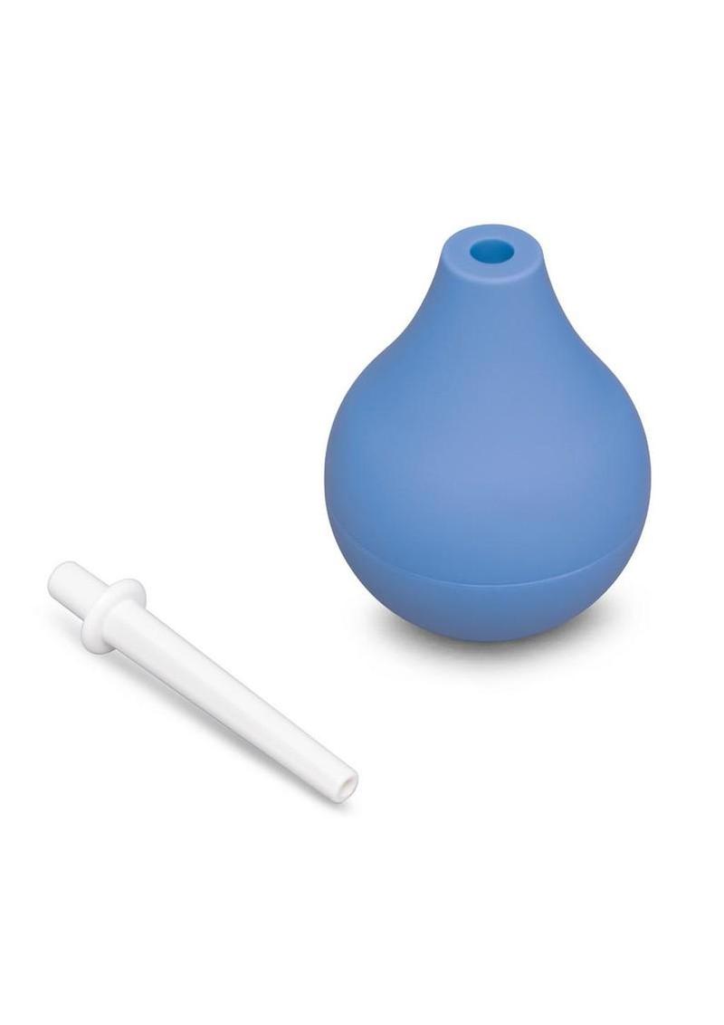 Compact travel enema douche for discreet intimate hygiene