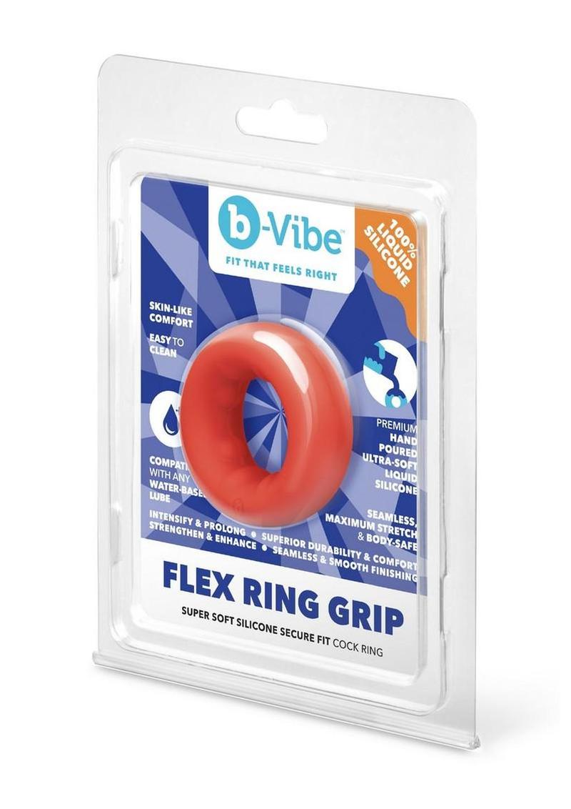 cock ring stretched to show elasticity