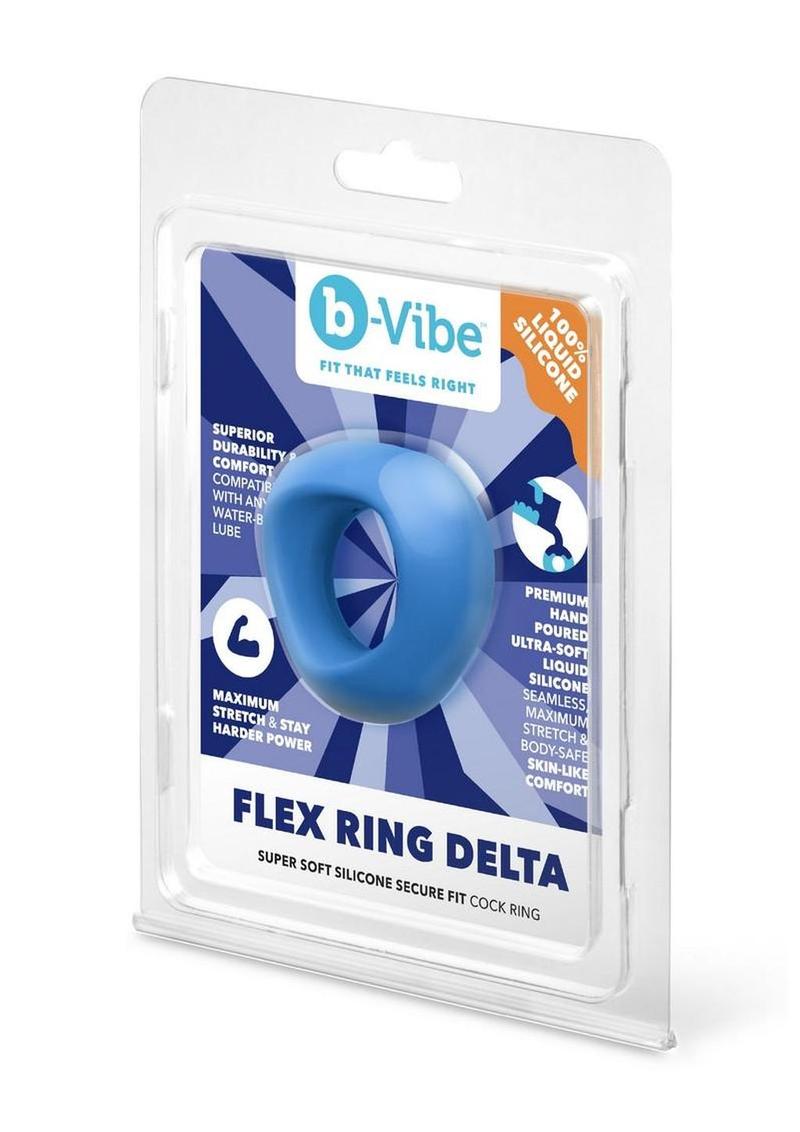 cock ring stretched to show elasticity