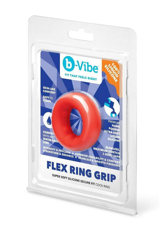 cock ring stretched to show elasticity