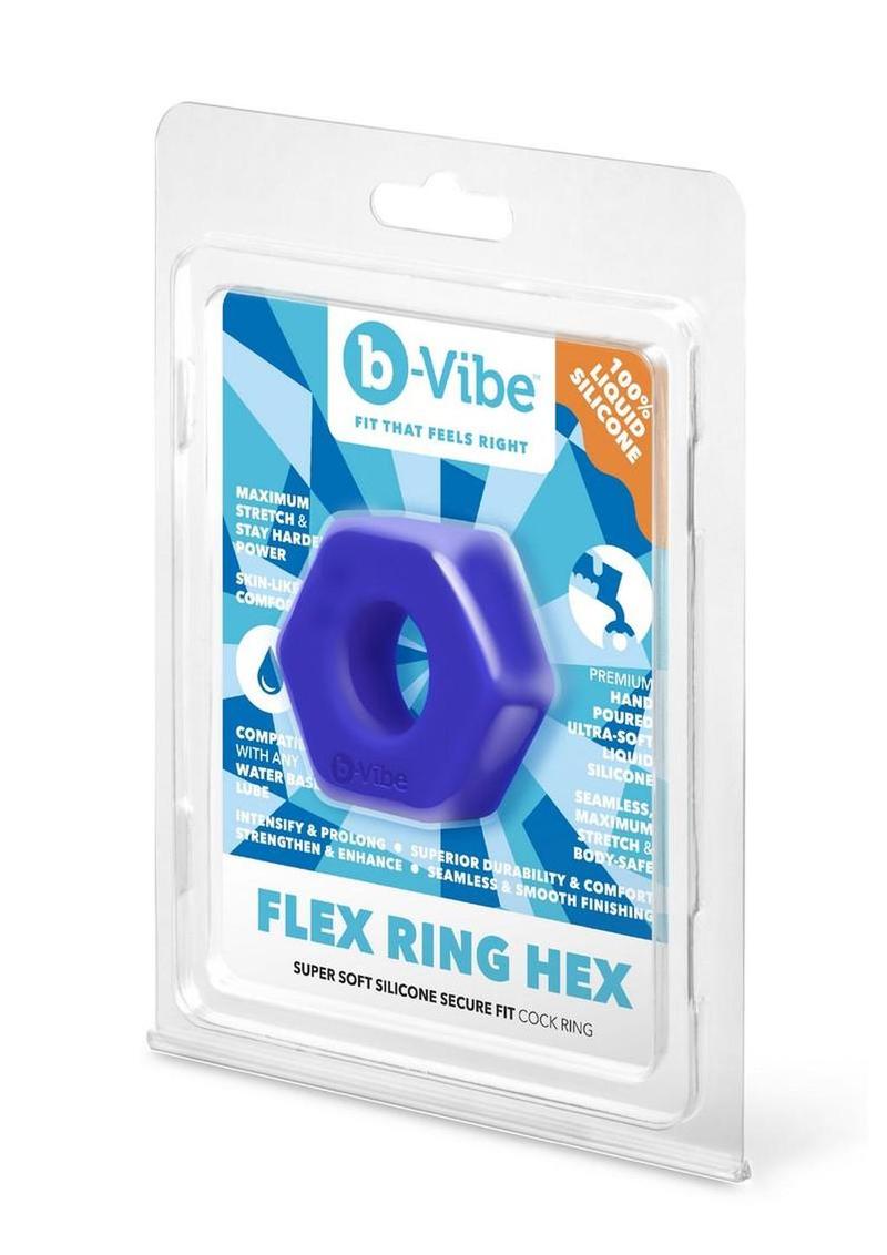 cock ring stretched to show elasticity