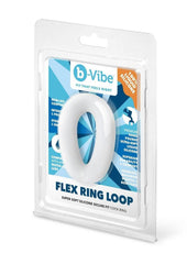 cock ring stretched to show elasticity