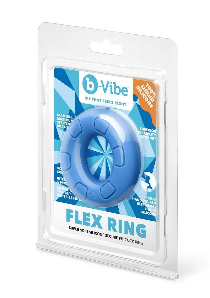 cock ring stretched to show elasticity