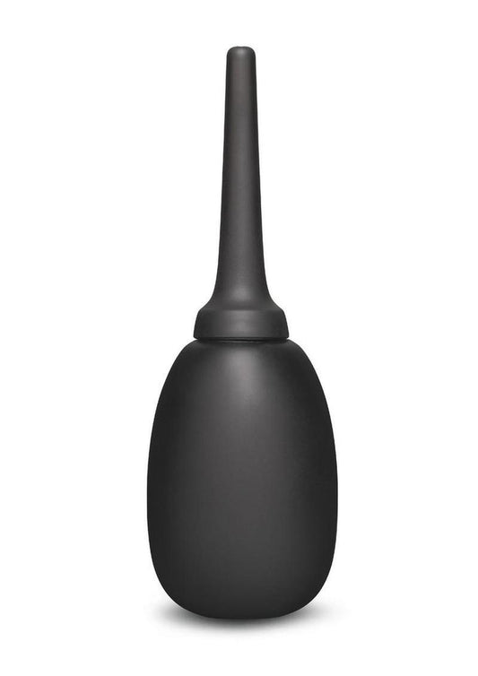 B-Vibe Flexible Silicone Anal Douche - Black