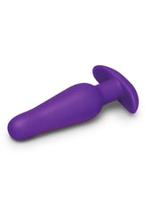 beginner silicone anal plug slim tapered design
