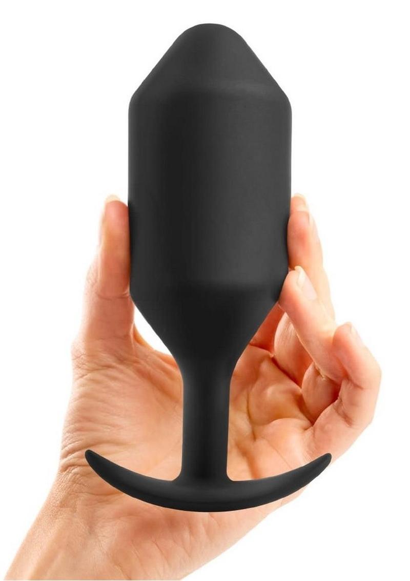 B-Vibe Snug Plug 6 Silicone Weighted Anal Plug