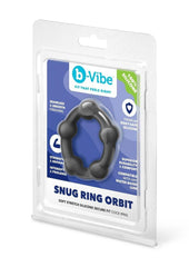 cock ring stretched to show elasticity