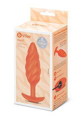 orange textured silicone plug