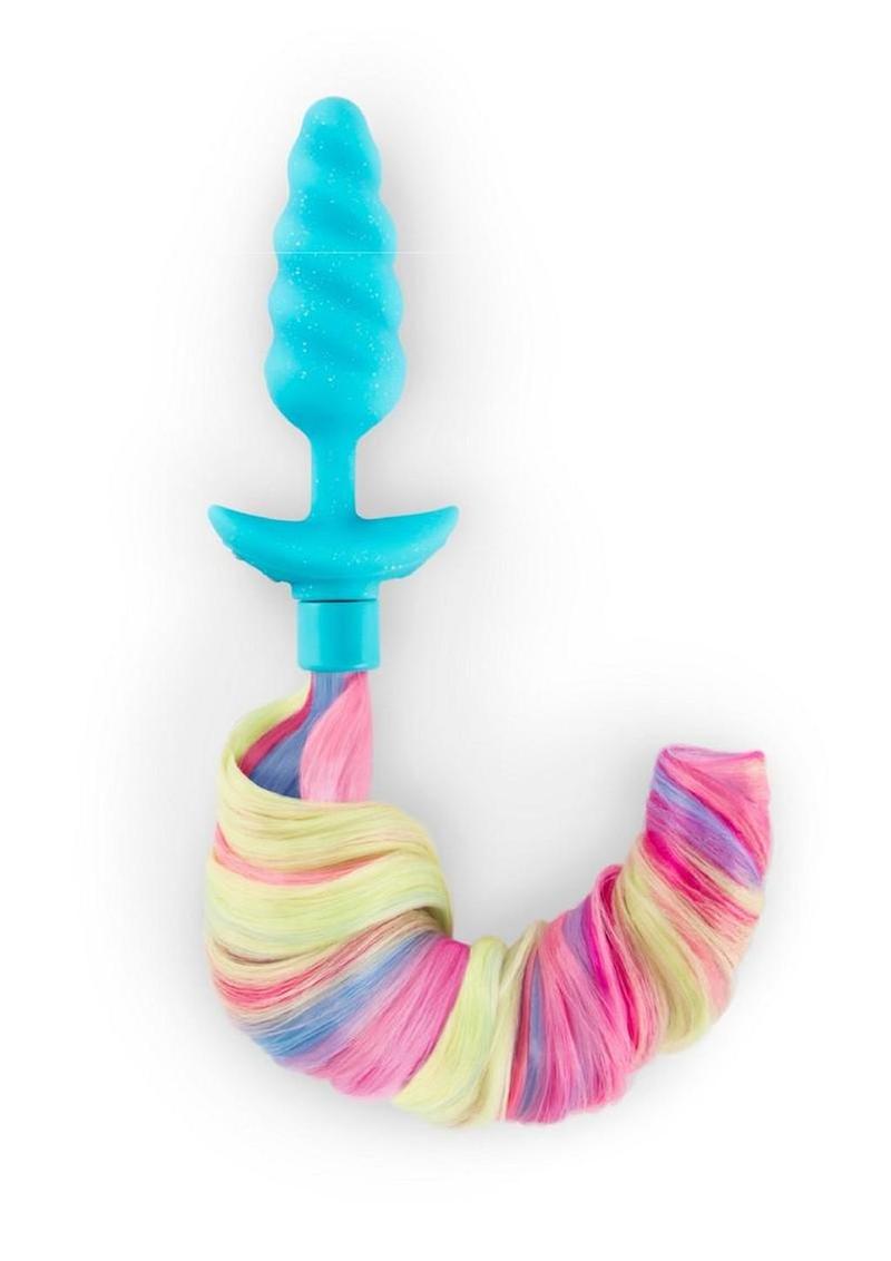 twist textured vibrating plug shot